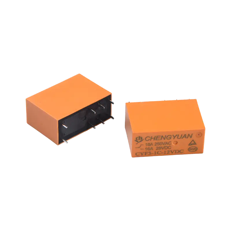 Przekaźnik CYF3, przekaźnik SPDT, JQX-14F, przekaźnik 16A 250VAC, przekaźnik 8PIN PCB 0,54W. Przekaźnik mocy 14F