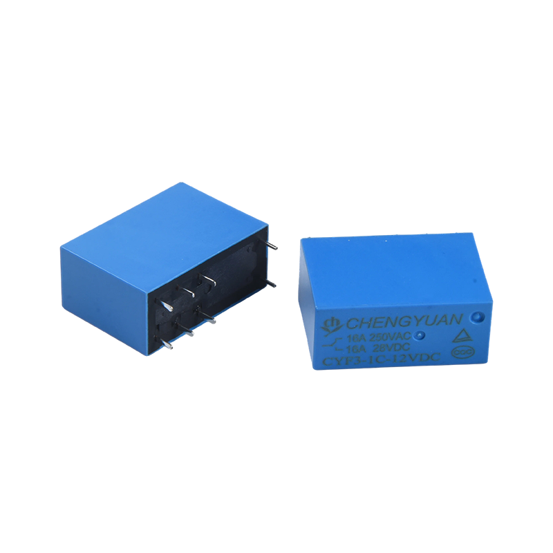 Przekaźnik CYF3, przekaźnik SPDT, JQX-14F, przekaźnik 16A 250VAC, przekaźnik 8PIN PCB 0,54W. Przekaźnik mocy 14F