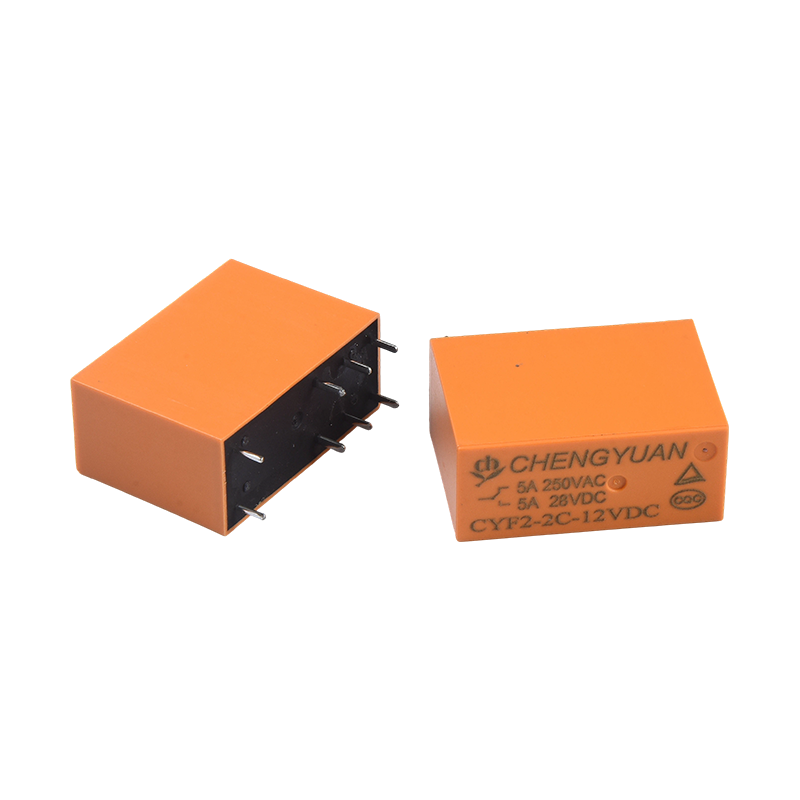 Przekaźnik CYF2, przekaźnik DPDT, JQX-14F, przekaźnik 5A 250VAC, przekaźnik 8A, przekaźnik 8PIN PCB 0,54W. Przekaźnik mocy 14F