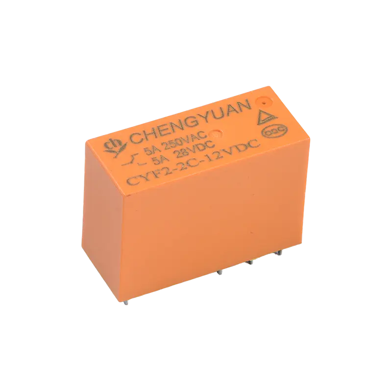 Przekaźnik CYF2, przekaźnik DPDT, JQX-14F, przekaźnik 5A 250VAC, przekaźnik 8A, przekaźnik 8PIN PCB 0,54W. Przekaźnik mocy 14F