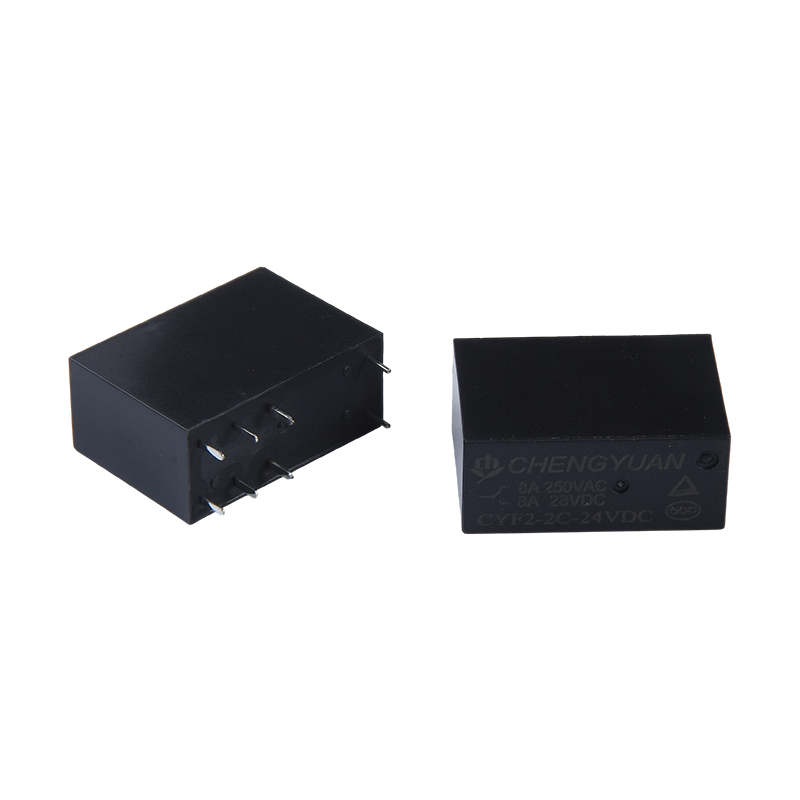 Przekaźnik CYF2, przekaźnik DPDT, JQX-14F, przekaźnik 5A 250VAC, przekaźnik 8A, przekaźnik 8PIN PCB 0,54W. Przekaźnik mocy 14F