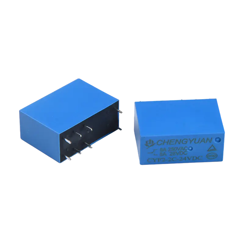 Przekaźnik CYF2, przekaźnik DPDT, JQX-14F, przekaźnik 5A 250VAC, przekaźnik 8A, przekaźnik 8PIN PCB 0,54W. Przekaźnik mocy 14F