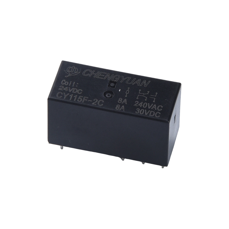 Przekaźnik CY115F2, przekaźnik PCB DPDT, JQX-115F, przekaźnik 8A 0,4 W 8PIN, przekaźnik PCB 2C. Przekaźnik mocy 115F