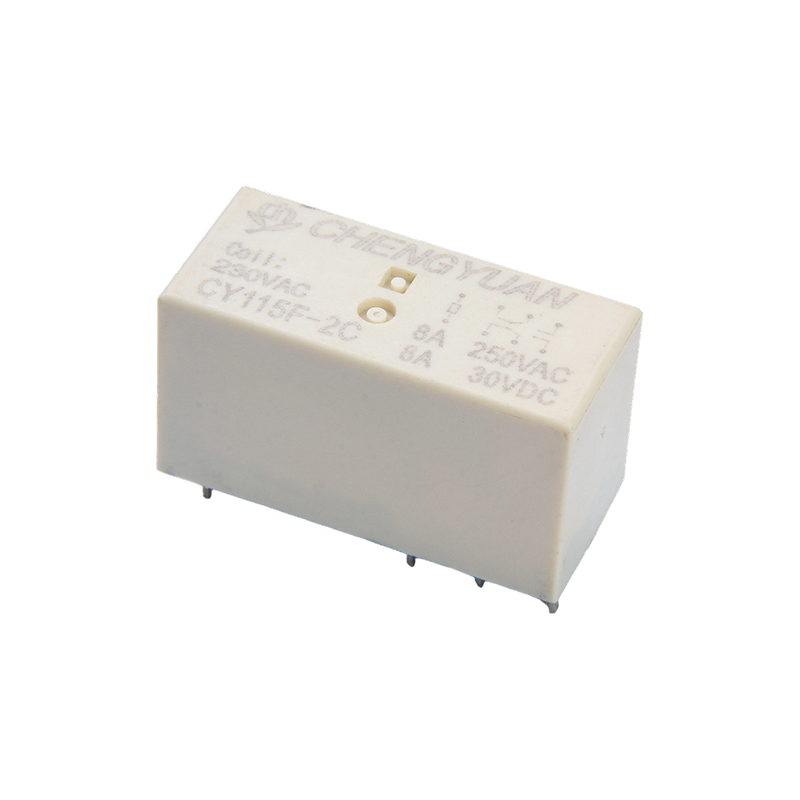 Przekaźnik CY115F2, przekaźnik PCB DPDT, JQX-115F, przekaźnik 8A 0,4 W 8PIN, przekaźnik PCB 2C. Przekaźnik mocy 115F