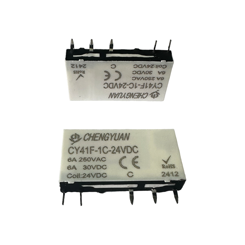 Przekaźnik CY41F, wąski przekaźnik mocy, przekaźnik 41F, przekaźnik sygnałowy, mały przekaźnik 5PIN PCB 6A.