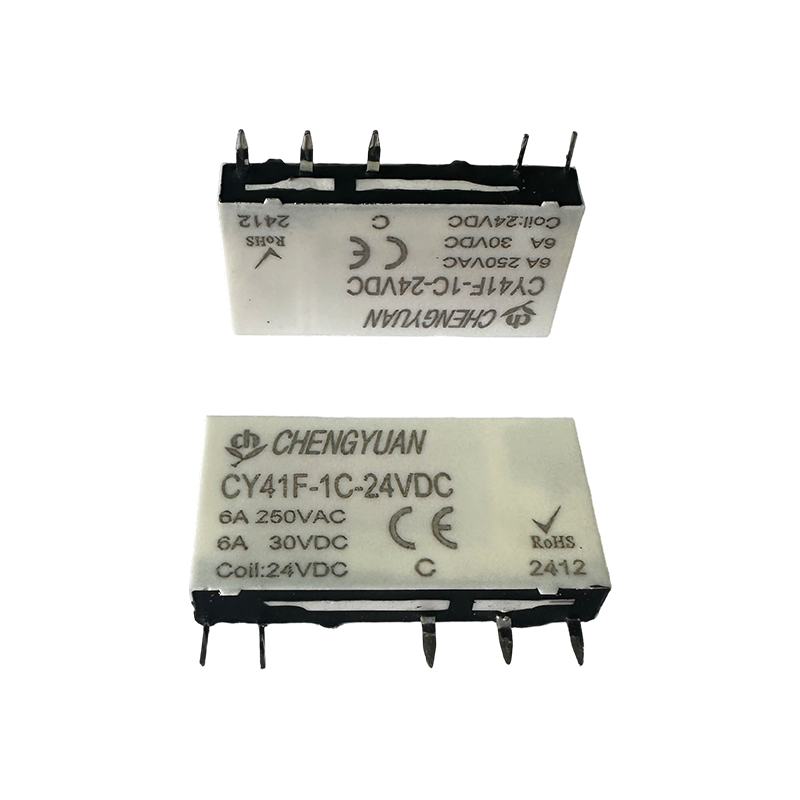 Przekaźnik CY41F, wąski przekaźnik mocy, przekaźnik 41F, przekaźnik sygnałowy, mały przekaźnik 5PIN PCB 6A.